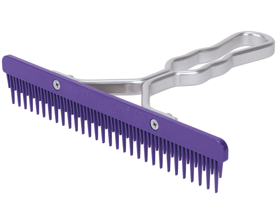 Plastic Fluffer Comb - Purple  