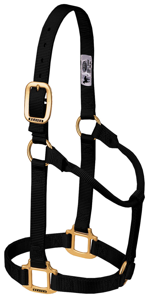 Weaver Original Nylon Horse Halter - Black Regular 