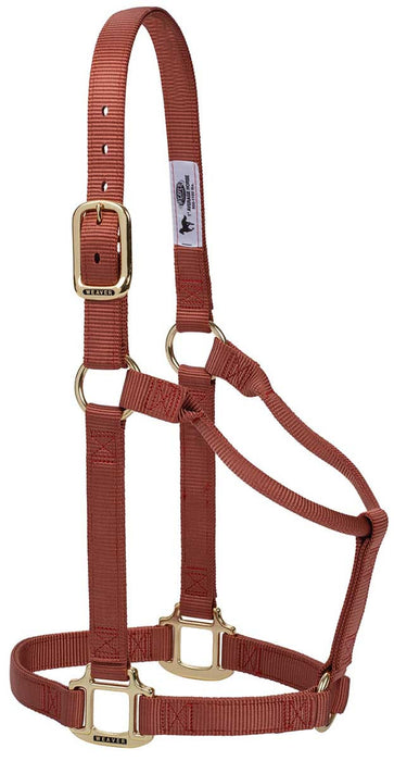 Weaver Original Nylon Horse Halter - Cinnamon Small 