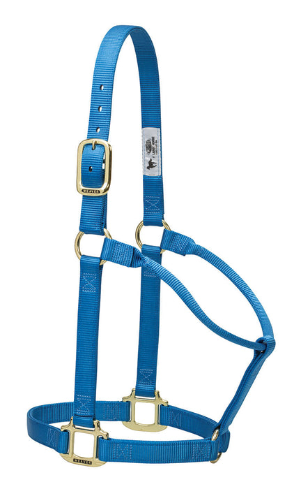 Weaver Original Nylon Horse Halter - French Blue Regular 