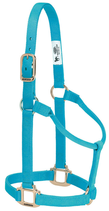 Weaver Original Nylon Horse Halter - Turquoise Large 