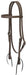 Weaver Brahma Webb Trail Gear Browband Headstall, Regular - Brown  