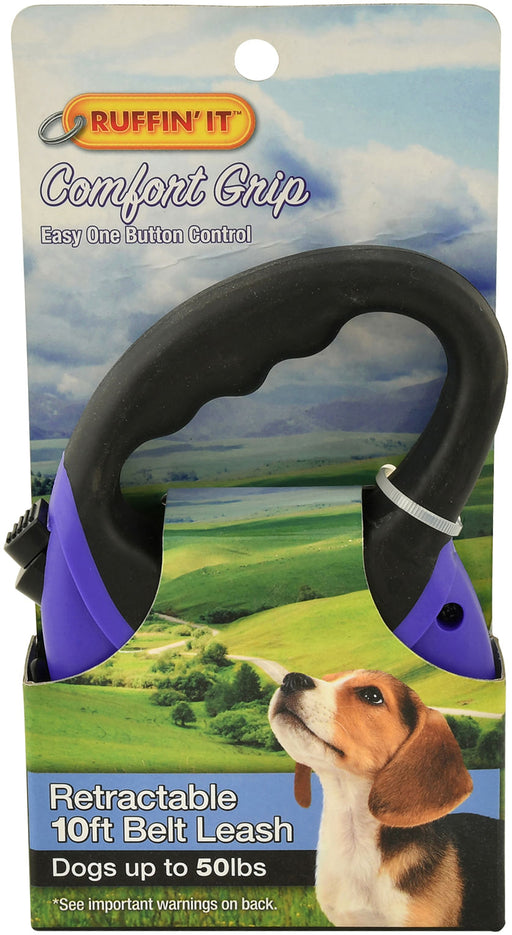 Comfort Grip Retractable Dog Leash -   