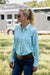 Women's VentTek Stretch Shirt, Aqua Check - Jeffers - Women > Women's Clothing > Women's Shirts