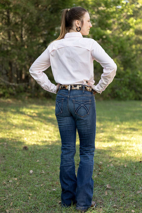 Women's VentTek Stretch Shirt, Strawberry Stripe - Jeffers - Farm & Ranch Supplies > Apparel & Accessories