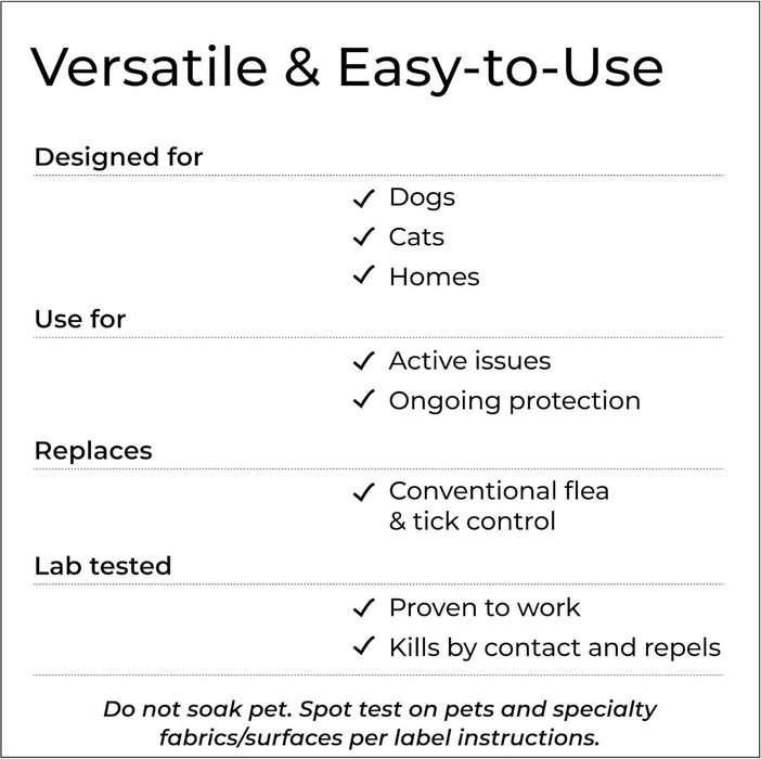 Wondercide Flea, Tick & Mosquito Control Spray for Pets + Home - Jeffers - Animal Health & Wellness > Flea & Tick Control