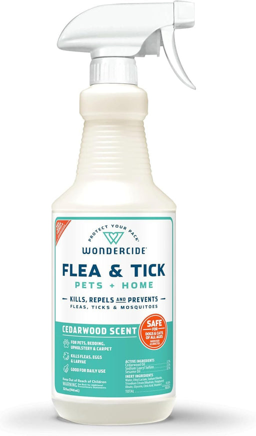 Wondercide Flea, Tick & Mosquito Control Spray for Pets + Home - WC214 - 32 oz. - Cedar - 1