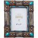 Wood and Turquoise Stone Picture Frame - Jeffers - Home Goods & Gifts > Home Decor and Candles for Home Improvement