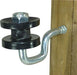 Wood Post Screw - In Corner Insulator, 4 pk - T8XB - White - 1