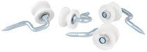 Wood Post Screw - In Corner Insulator, 4 pk - T8XB - White - 5