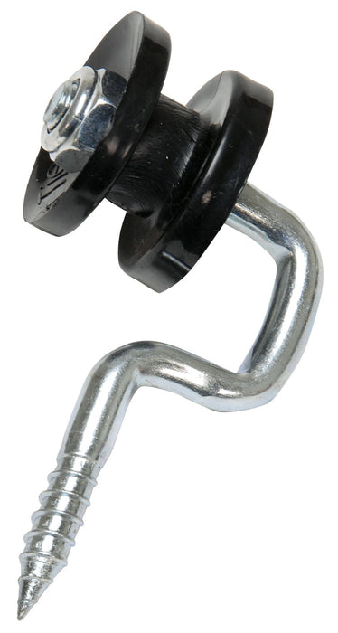 Wood Post Screw - In Corner Insulator, 4 pk - T8XB - White - 2