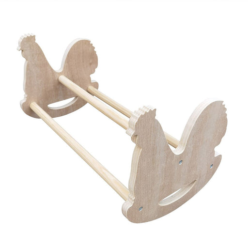 Wooden Chicken Roosting Perch Swing - GAUDV - 1