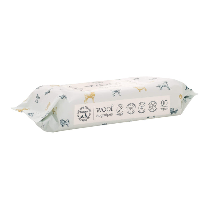 Woof Dog Wipes, Manuka Honey - 013NZ-WDW750MH - 26.5 oz - 80 Wipes - 4