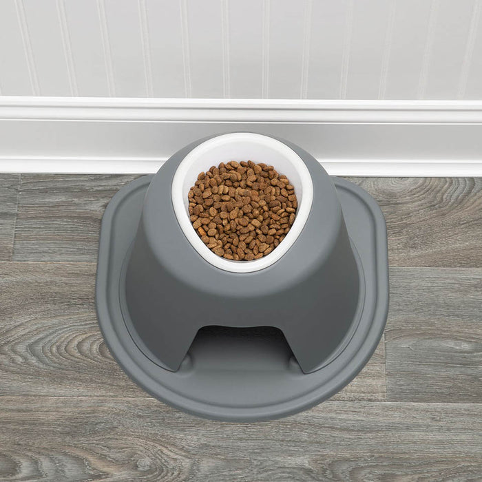 WeatherTech Single High Pet Feeding System, Poly Bowl Color Tan