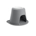 WeatherTech Single High Pet Feeding System, Poly Bowl Color Dark Grey
