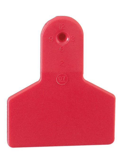 Z Tags Blank Livestock Ear Tags (Small), 50 count - Red  