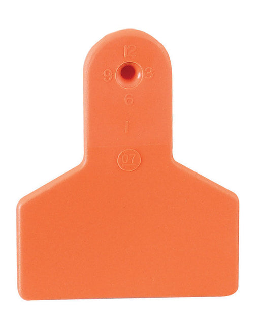 Z Tags Blank Livestock Ear Tags (Small), 50 count - Orange  