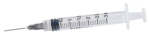 Jeffers Luer Lock Syringe/Needle Combo, Singles - 3 mL w/ 22 ga x 3/4" -  Jeffers L.L. Syringe/Needle Combo  