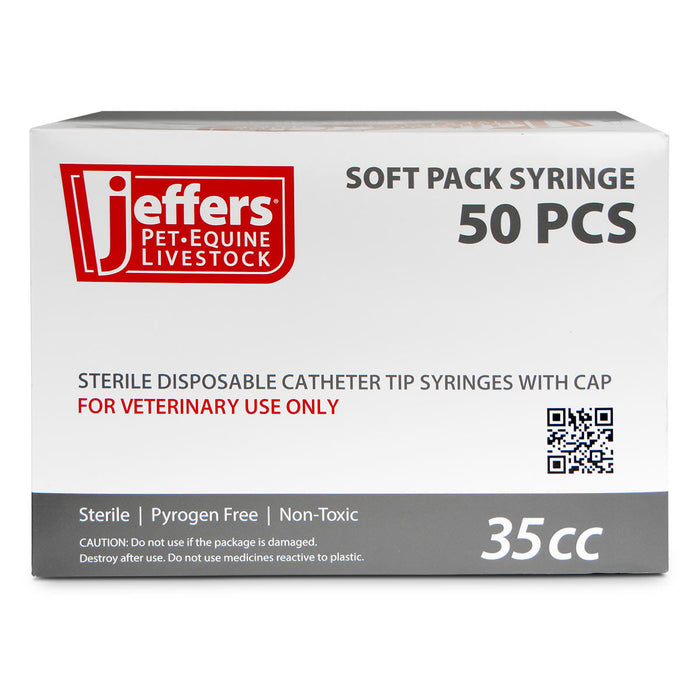 Syringe with Catheter Tip - 35cc Cath-Tip Syringes, box of 50  