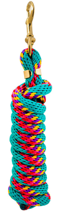 Nylon Lead Rope, 8' - Turquoise  