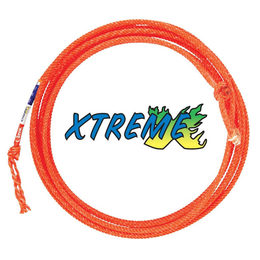 Xtreme Kid Rope, 25 Foot 4-Strand Youth Roping Rope - CRMY - XSoft - Assorted - 25 ft - 1