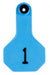 Y-Tex Numbered Ear Tags (Small), 25 count - Blue 51-75 