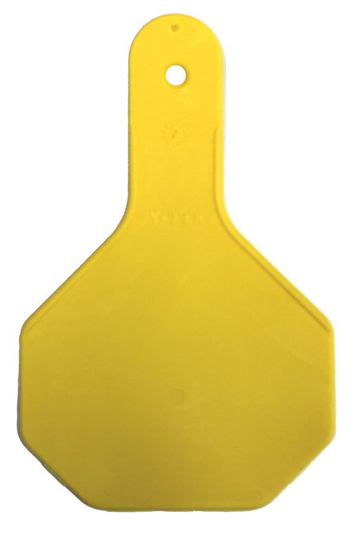 Y-Tex Blank Cattle Ear Tags (Medium), 25 count - Yellow  