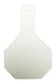 Y-Tex Blank Cattle Ear Tags (Medium), 25 count - White  