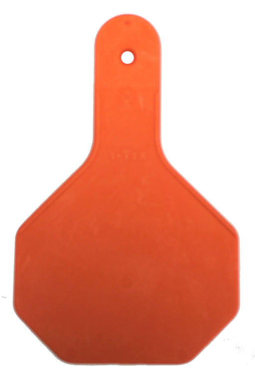 Y-Tex Blank Cattle Ear Tags (Medium), 25 count - Orange  