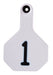 Y-Tex Numbered Cattle Ear Tag ID, Medium - White 101-125 