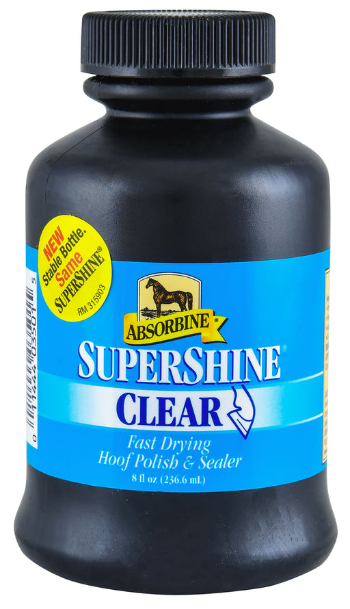 SuperShine Hoof Polish & Sealer - Clear SuperShine Hoof Polish, 8 oz  