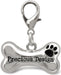 Fashion Pet Collar Charms - Silver Bone Pet Charm  