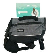 Zippy Paws Lightweight Adventure Dog Backpack, Graphite — Jeffers