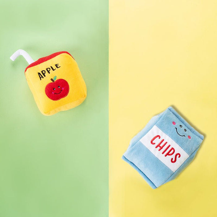 Zippy Paws NomNomz Chips Squeaky Plush Dog Toy - ZPP1G - 2