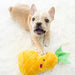 Zippy Paws NomNomz Pineapple Plush Squeaker Dog Toy - ZPPD5 - Yellow - Each - 3