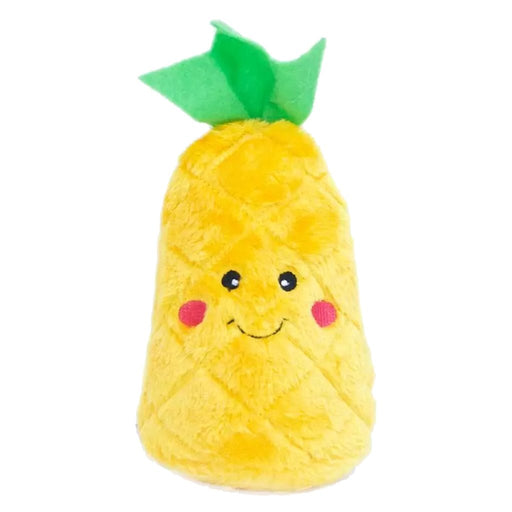 Zippy Paws NomNomz Pineapple Plush Squeaker Dog Toy - ZPPD5 - Yellow - Each - 1
