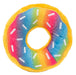 ZippyPaws Donutz Squeaky Plush Dog Toy - ZPPJQ - Rainbow - 7" - 1 ct - 1