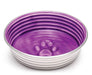 Stainless Steel Pet Food Bowls - Lilac Small 