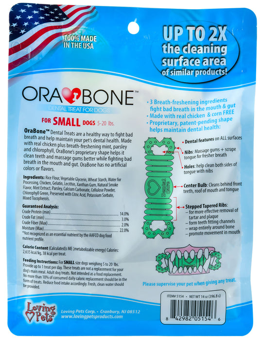 Ora-Bone Dental Treats, 14 oz Bag - Large  