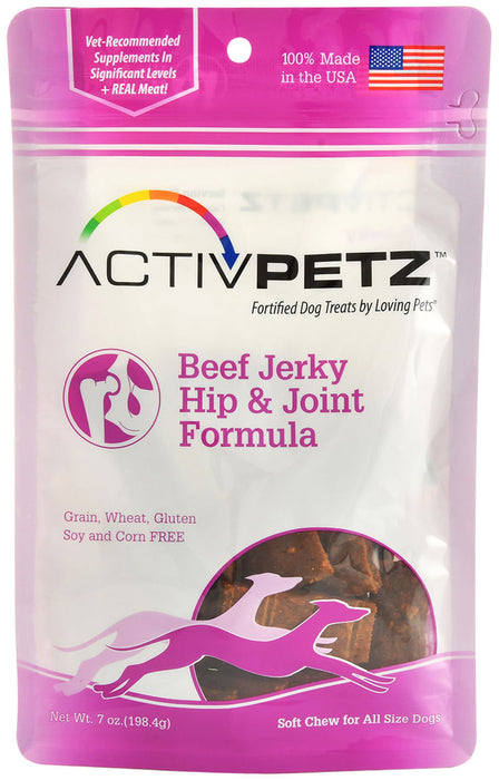 ActivPetz Hip & Joint Jerky Treats, Beef - Beef  