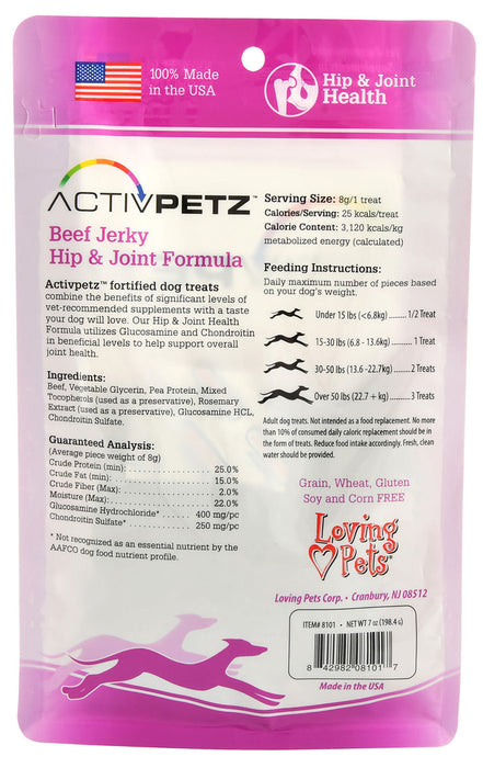 ActivPetz Hip & Joint Jerky Treats, Beef - Beef  