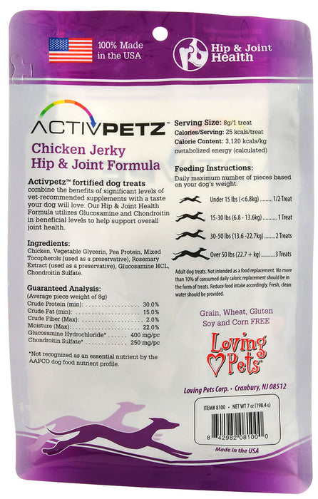 ActivPetz Hip & Joint Jerky Treats, Beef - Chicken  