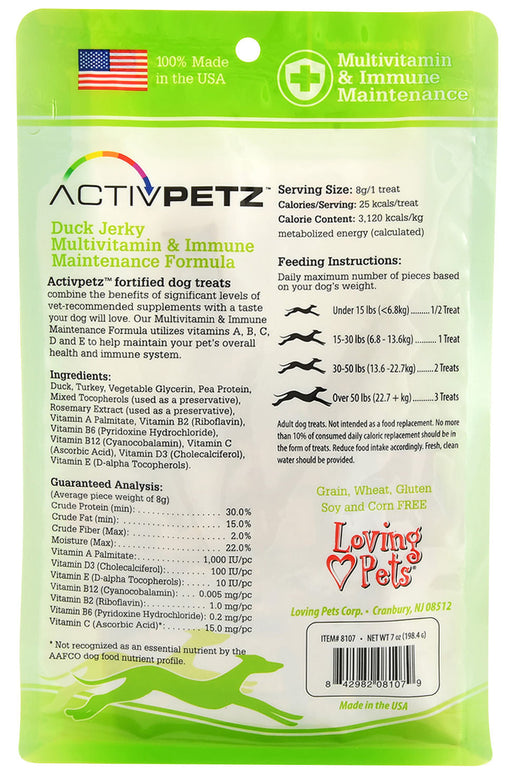 ActivPetz Multivitamin & Immune Maintenance Jerky Treats - Chicken  