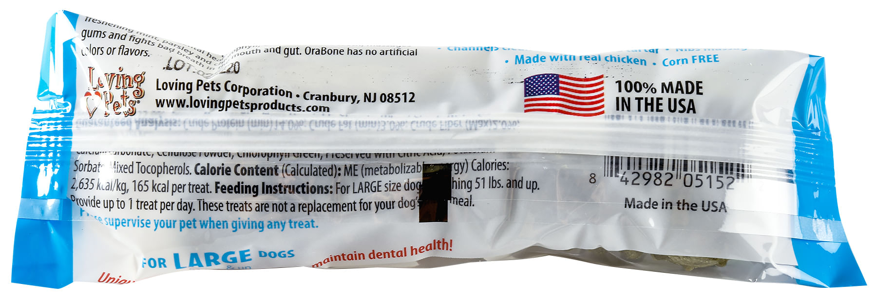 Ora-Bone Dental Treats for Dogs - Large Ora-Bone Dental Treat, Each  