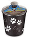 Loving Pets Bella Dog and Cat Treat Canister, Espresso -   