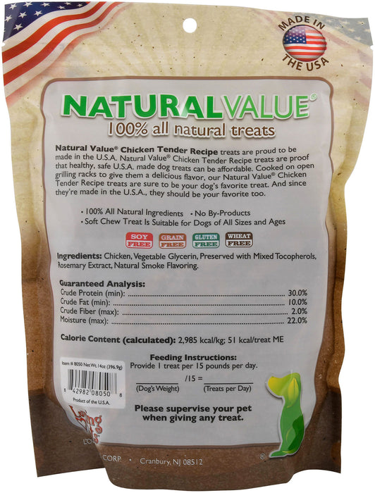 Natural Value Chicken Tenders, 14 oz -   