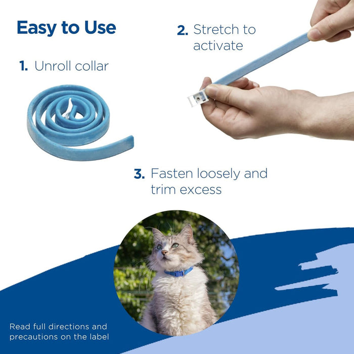 Zodiac Breakaway Flea and Tick Collar for Cats, 1 ct - FAAAB - One Size Fits All - 1 - 4