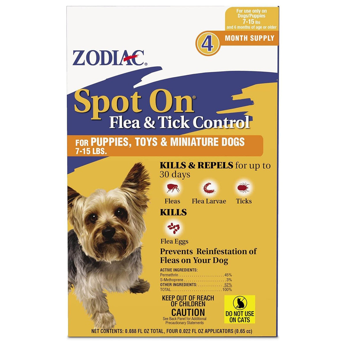 Zodiac Spot On Flea & Tick Control , Multiple Sizes — Jeffers