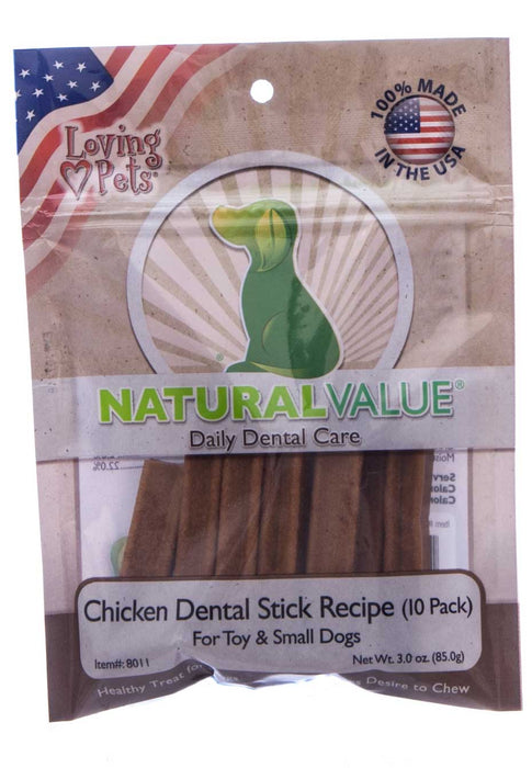 NaturalValue 100% Natural Treats - Dental Sticks  