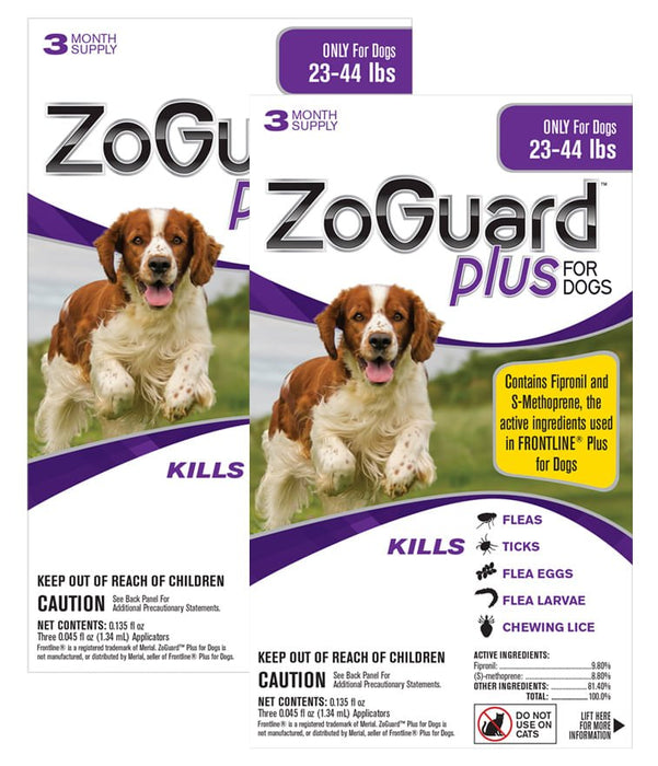 ZoGuard Plus for Dogs, 6 pack - Jeffers - Animal Health & Wellness > Flea & Tick Control